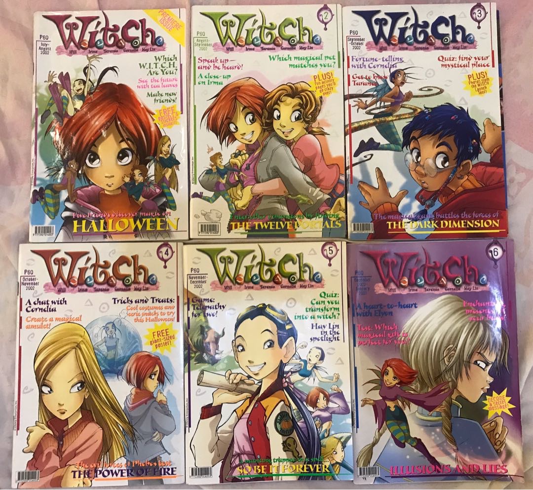 Aprovecho el #DiadelComicydelTebeo para compartir los tebeos más importantes de mi vida, los que me dieron horas y horas de entretenimiento y diversión durante años y ayudaron a consolidar a mi yo lectora: los de las WITCH 🥰