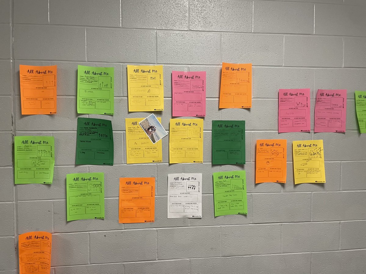 AGestosani's tweet photo. OBHS Diversity Club sponsored an activity that allowed students to share aspects of their family and what family looks like to them. #together @OLSD_Diversity @Todd_spinner @MainObhs https://t.co/LaifFAOAll