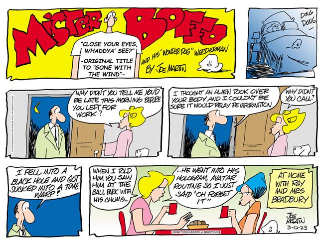 RBEMuseum's tweet photo. #RayBradbury #MisterBoffo #Cartoon https://t.co/oJagHXL09h