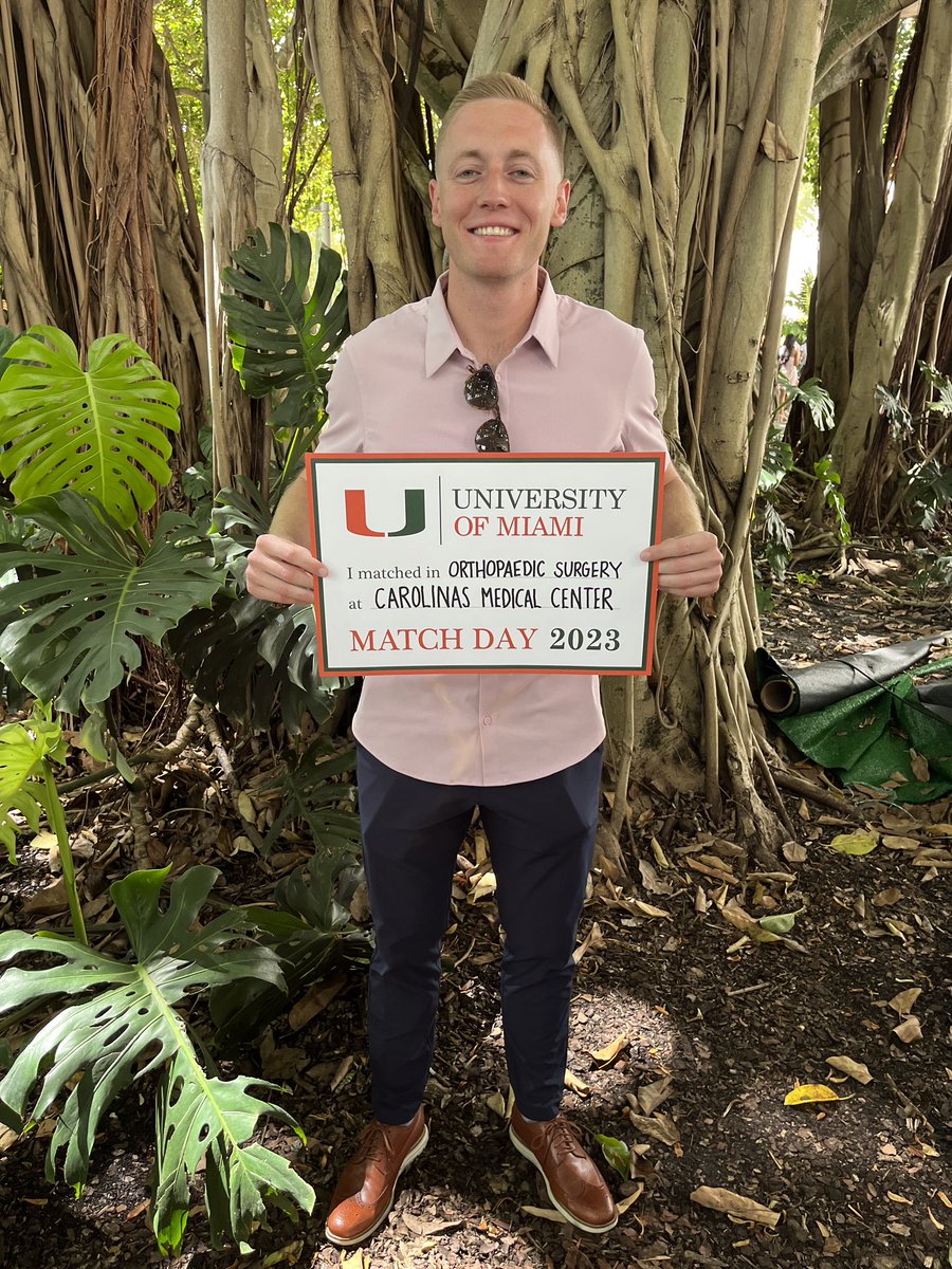 Could not be more proud of my brother! 

Today he matched at Carolinas Medical Center for his Residency in Orthopaedic Surgery!