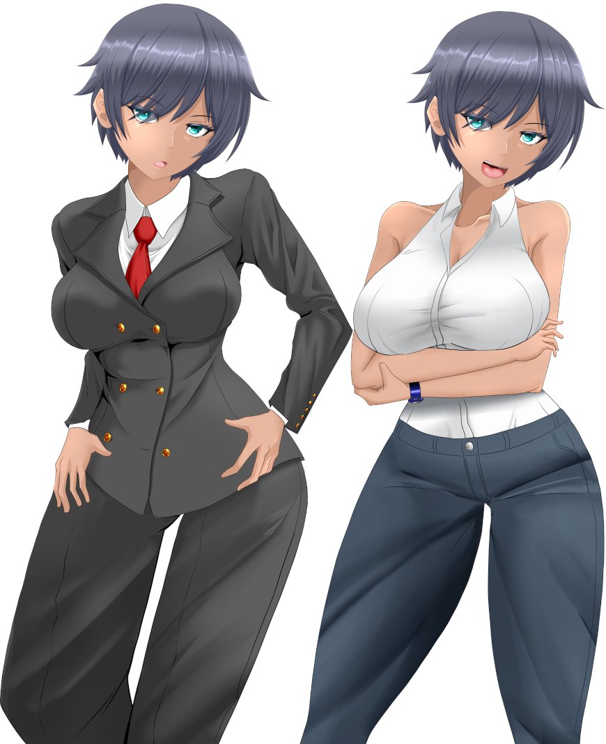 制作中の「淫祠邪教」からヒロインの要さんです。 