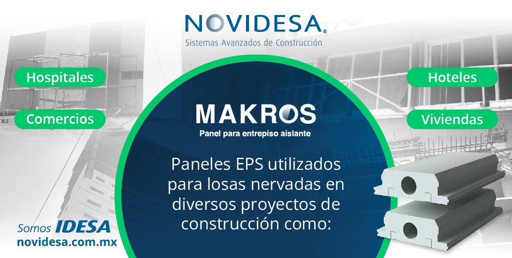 NOVIDESAsc's tweet photo. Los paneles MAKROS son una solución segura, estable y rentable para la edificación de  proyectos de diversos tipos:
https://t.co/oqsi3Ozt2r

#panelesaislantes #EPS #materialesdeconstrucción #proyectosarquitectonicos #proyectoscomerciales #arquitectura #estructuras #México https://t.co/mRQRmaJ3lQ