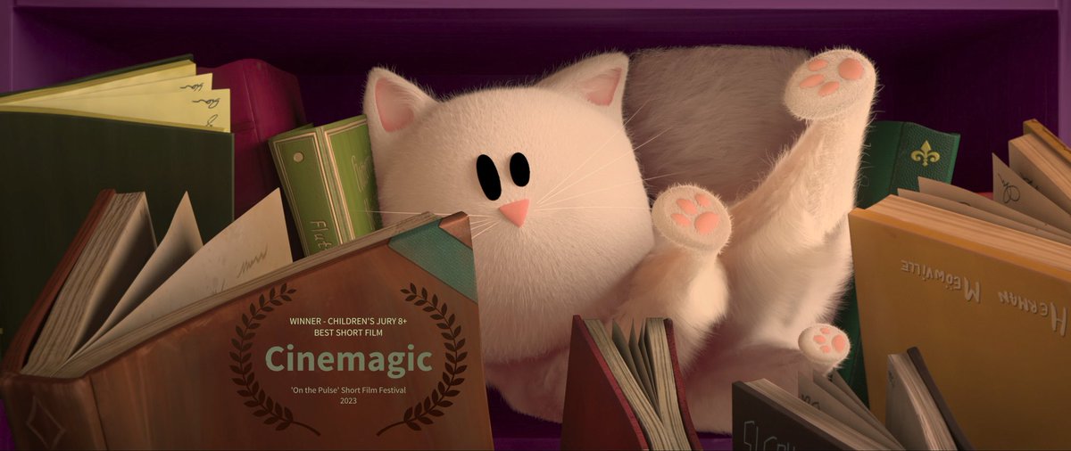 Ahhhh thank you @Cinemagic and the amazing Jury for awarding us 'Best Short Film' 🥳 

#filmfestival #cinemagic #onthepulse #animation
