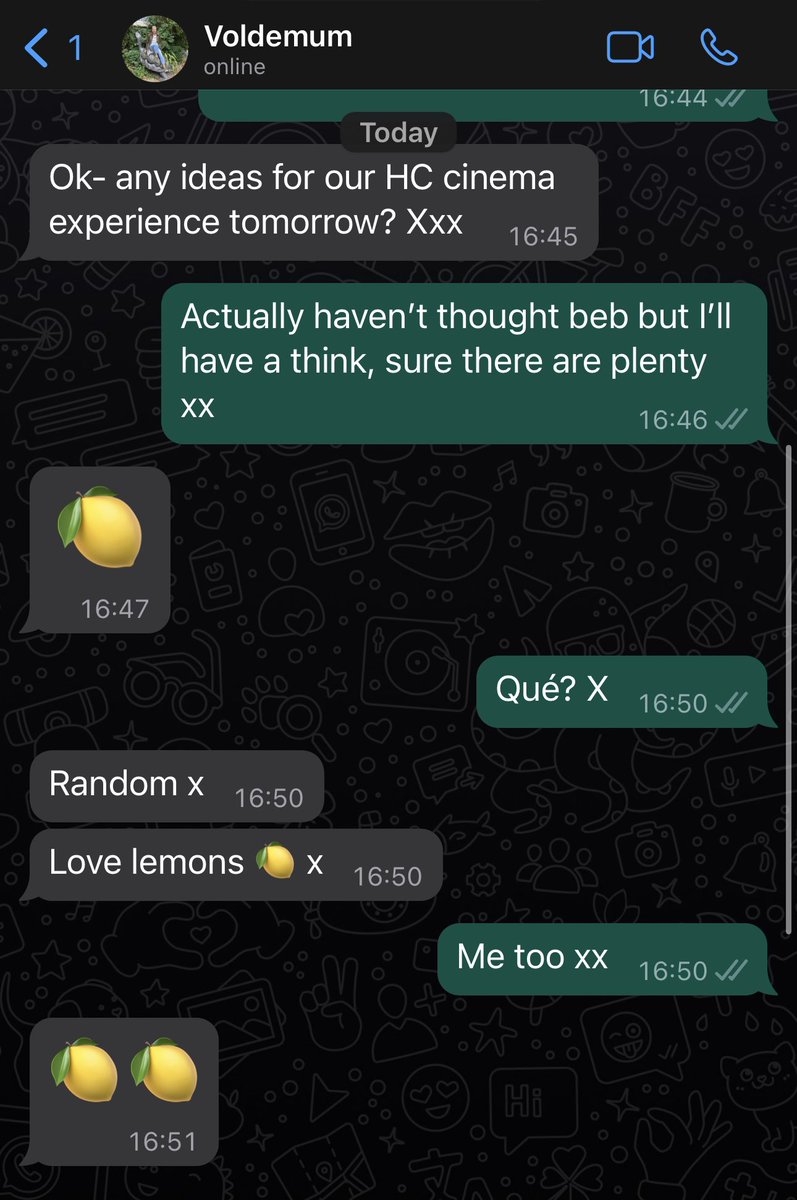 jackremmington's tweet photo. Asked my mum why she replied with a lemon emoji, and turns out it’s simply cos she loves them. Be more Jane x https://t.co/h8rTQQ2u82