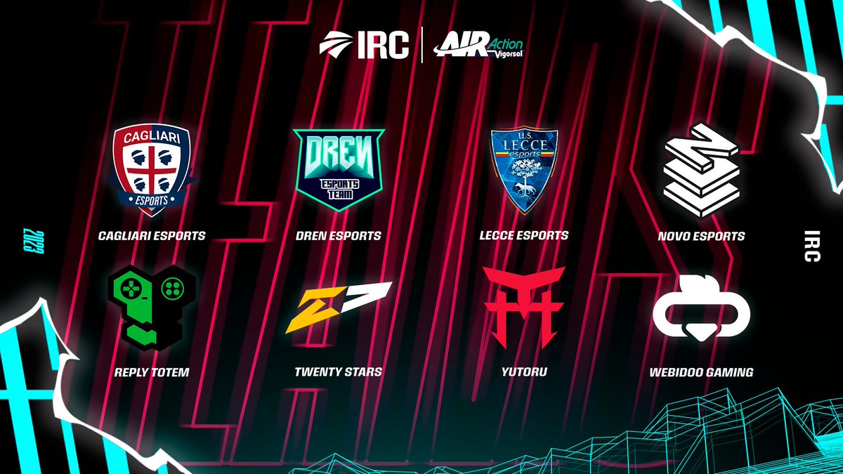 Ready, set, boost 🚀 ⚽️
Ecco i team della Serie A dell'IRC season 10
🚕 Lecce Esports
🚓 @TOTEM_REPLY
🚗 @NovoEsports
🚙 <a href="/DREN_Esports/">DREN ESPORTS</a>
🛻 <a href="/cagliariesports/">Cagliari eSports</a>
🛺 <a href="/20starsEsports/">TwentyStars (20s) Esports</a>
🚛 <a href="/YutoruEsports/">Yutoru</a>
🚜 @webidoogaming

#italianrocketchampionship #rocketleague #KeepItFresh <a href="/vigorsolitalia/">vigorsol italia</a>