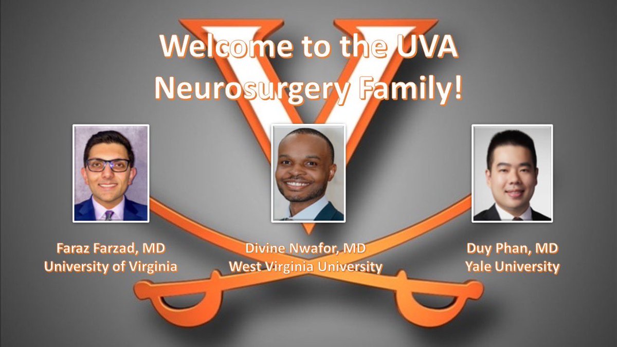 UVA Neurosurgery (@uvaneurosurg) on Twitter photo Excited to welcome the next incredible class of #Hoos ⚔️! You’ll look great in 🔵&🟠! <a href="/WVURNI/">WVU Rockefeller Neuroscience Institute</a> <a href="/YNeurosurgery/">Yale Department of Neurosurgery</a> <a href="/uvahealthnews/">UVA Health</a> #Wahoowa #Neurosurgery #Match2023 Excited to welcome the next incredible class of #Hoos ⚔️! You’ll look great in 🔵&🟠! <a href="/WVURNI/">WVU Rockefeller Neuroscience Institute</a> <a href="/YNeurosurgery/">Yale Department of Neurosurgery</a> <a href="/uvahealthnews/">UVA Health</a> #Wahoowa #Neurosurgery #Match2023