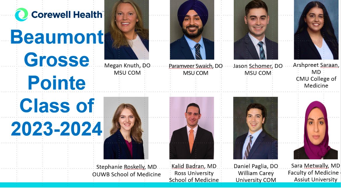 BeaumontFMGP's tweet photo. We are so excited to welcome our new class of residents. We know they will serve our community and bring diverse experiences to enrich the lives of our patients! The future of Family Medicine is bright. #FMrevolution #Match2023 #familymedicine @CorewellHealth https://t.co/HSLhTg9HN2