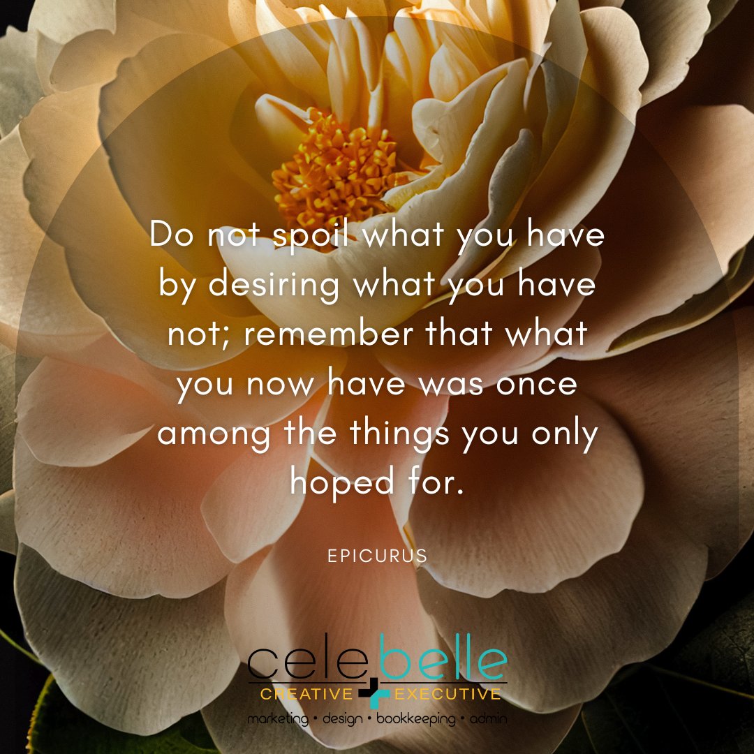 CelebelleSnow's tweet photo. Remember that what you now have was once among the things you only hoped for. What is something you're grateful for today?

#celebelle #Epicurus #inspiration #inspirationalquotes #grateful https://t.co/3VR0W8ILX7