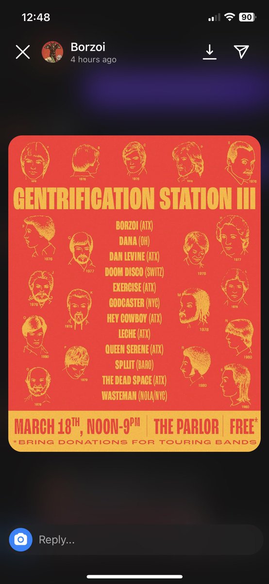 Playing a free show at The Parlor on Saturday 3/18. Killer lineup start to finish. bring some $$ for the touring bands