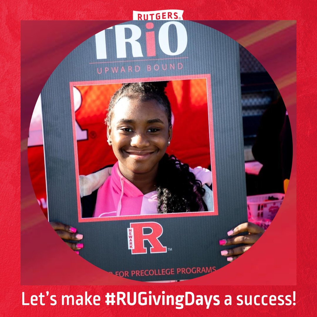 Cntr4PreCollege's tweet photo. The Center for PreCollege Programs administers pre-college &amp; career readiness pipelines designed to prepare students for the future. Please consider sponsoring a student for our programs by clicking the link below to donate. 
https://t.co/b4LbV6lZ2R   
#RUGivingDays #CPP https://t.co/iQX9djMMA6