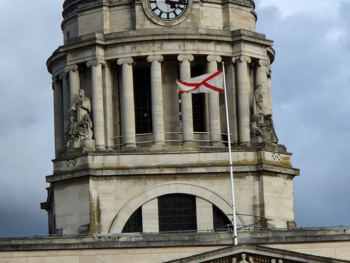 Really nice celebration of St Patrick's day in Old Market Square #Nottingham