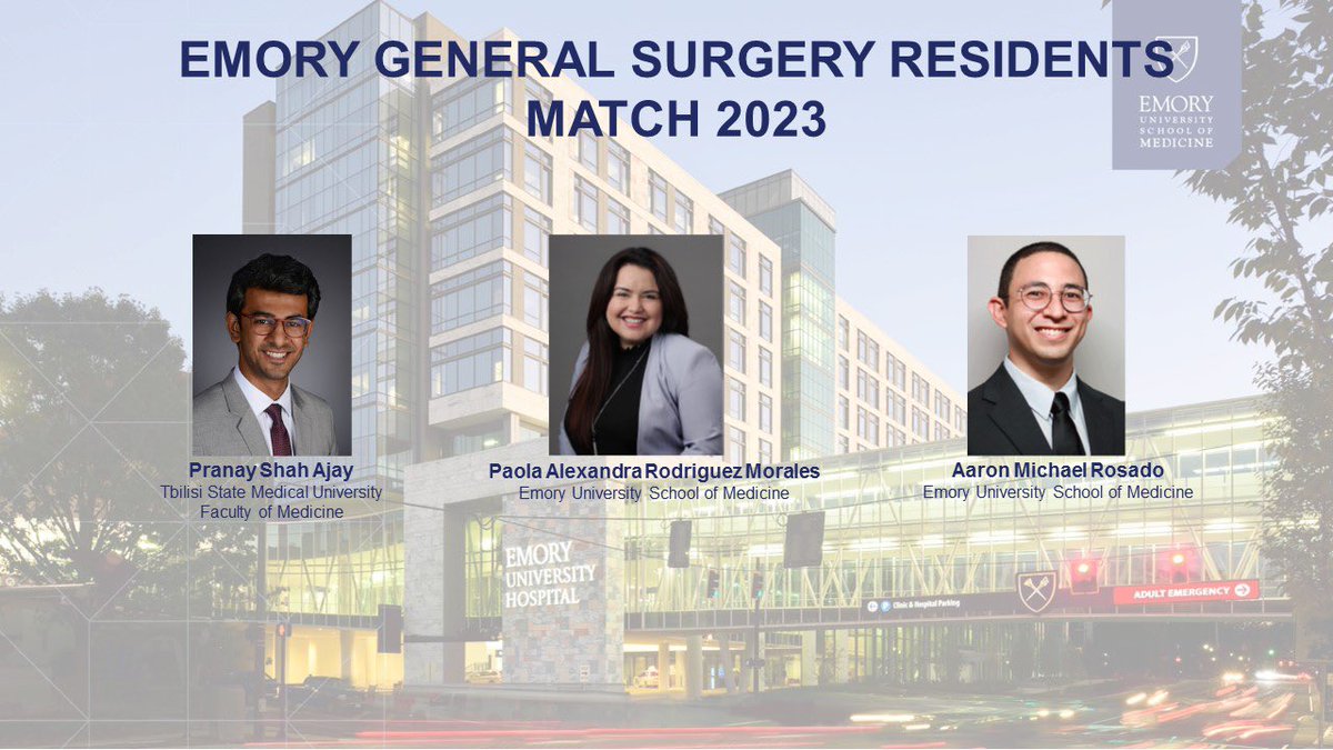 Happy Match Day and welcome to our new resident class! We cannot wait to meet you! #gensurgmatch2023