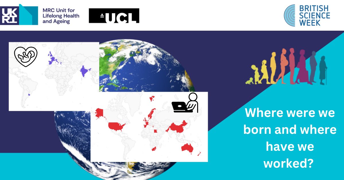 The multicultural @MRCLHA team have worked in countries across the globe! Find out more details about team member connections in this thread 👇#BritishScienceWeek #MRCLHAconnections
