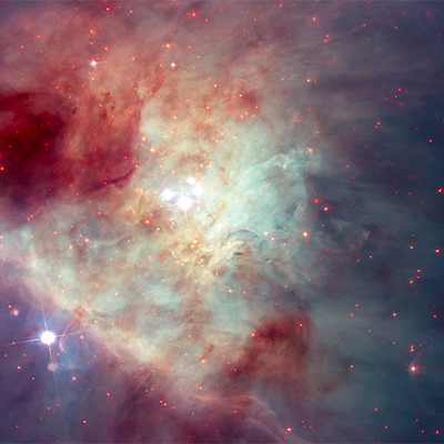 HubbleArchives's tweet photo. On this day (Mar 17) in 2017, this #Hubble photo was released:

Orion Nebula https://t.co/QqVqA4Sisx