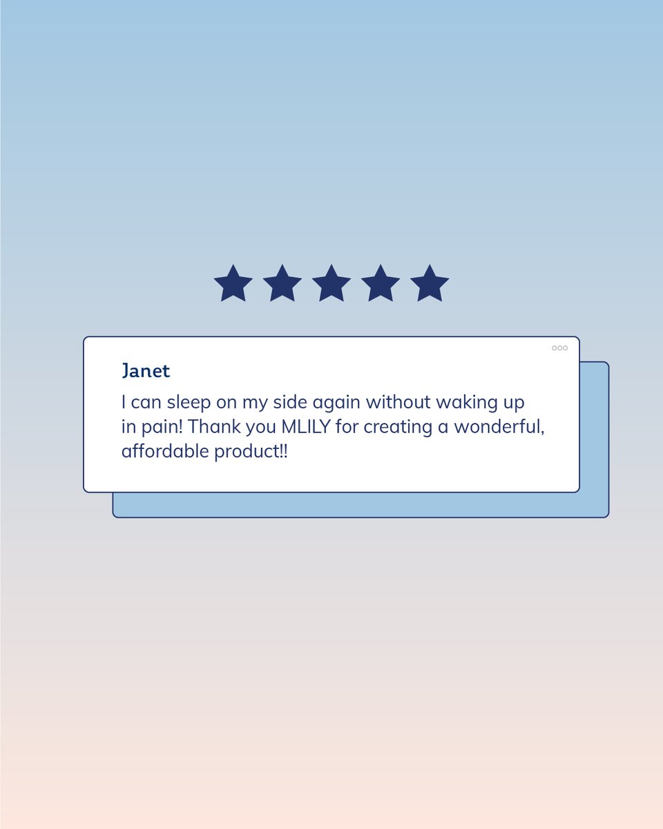 MlilyUsa's tweet image. Thank you for the wonderful review, Janet! 

We&apos;re thrilled you can sleep the way you like without compromising your comfort. 

#ILoveMyBed #SleepHealth #SleepExperts #SleepBetter #BedInABox #Goodnight #Bedtime #SweetDreams #SleepWell #SleepSupport