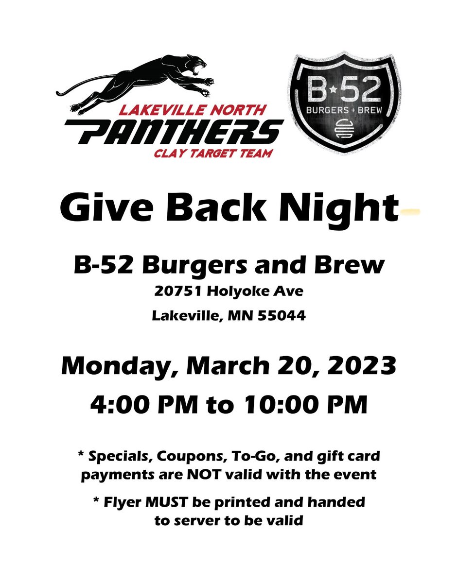 LakevilleBarber's tweet photo. Please support the clay target team this Monday https://t.co/V169PUuwLW