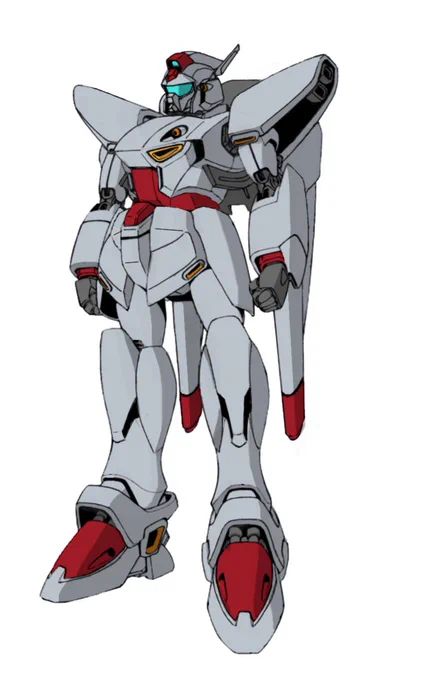 クロスボーンガンダムでF91は量産されていましたが「連邦の量産機ならこれくらいの感じで各部が簡略化されるかな?」的な感じのオリF91量産型です。#F91#ガンダム 