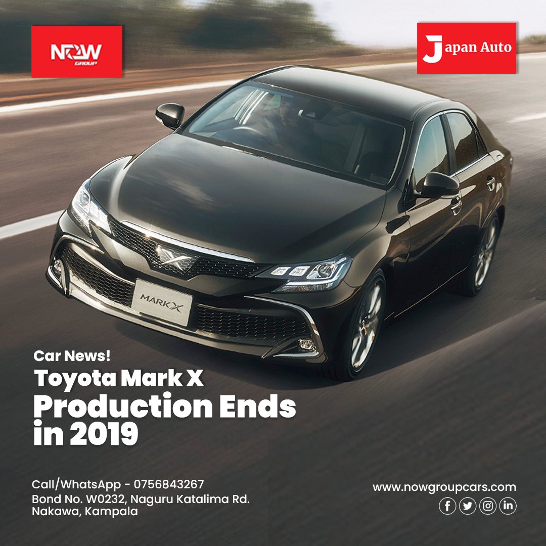 Japanautotrader's tweet photo. Did You Know?
Production of the Mark X ended on 23 December 2019 in Japan with a total of 6.9 million units (including the Mark II) produced since the first production in 1972. #NowGroupCars #JapanAuto #CarNews https://t.co/TCsslJYJeA