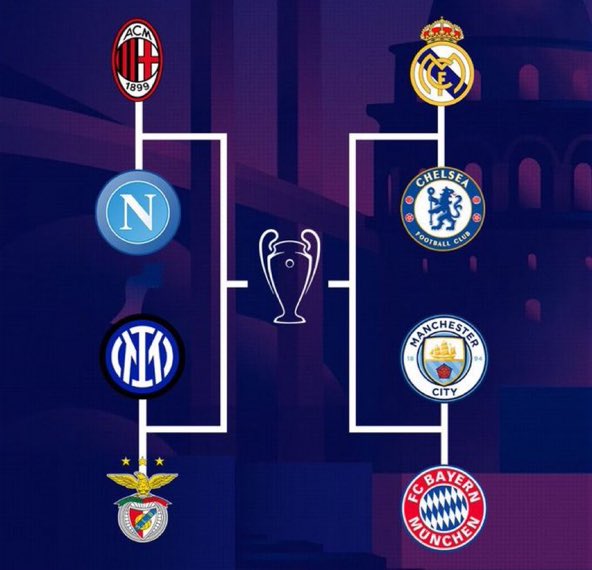 PabloFlamm's tweet photo. Así quedó cuadro de Champions https://t.co/rkw5eFx9nF