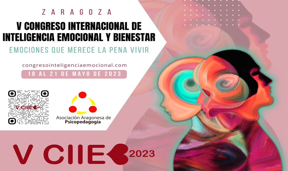 ¿Ya tienes tu #entrada para  @CIIEB2023 ➡️#emociones que merece la pena #vivir 

🖊️¡Inscríbete y vívelo!

📲congresointeligenciaemocional.com/wp-content/upl… 

📲psicoaragon.es/eventos
