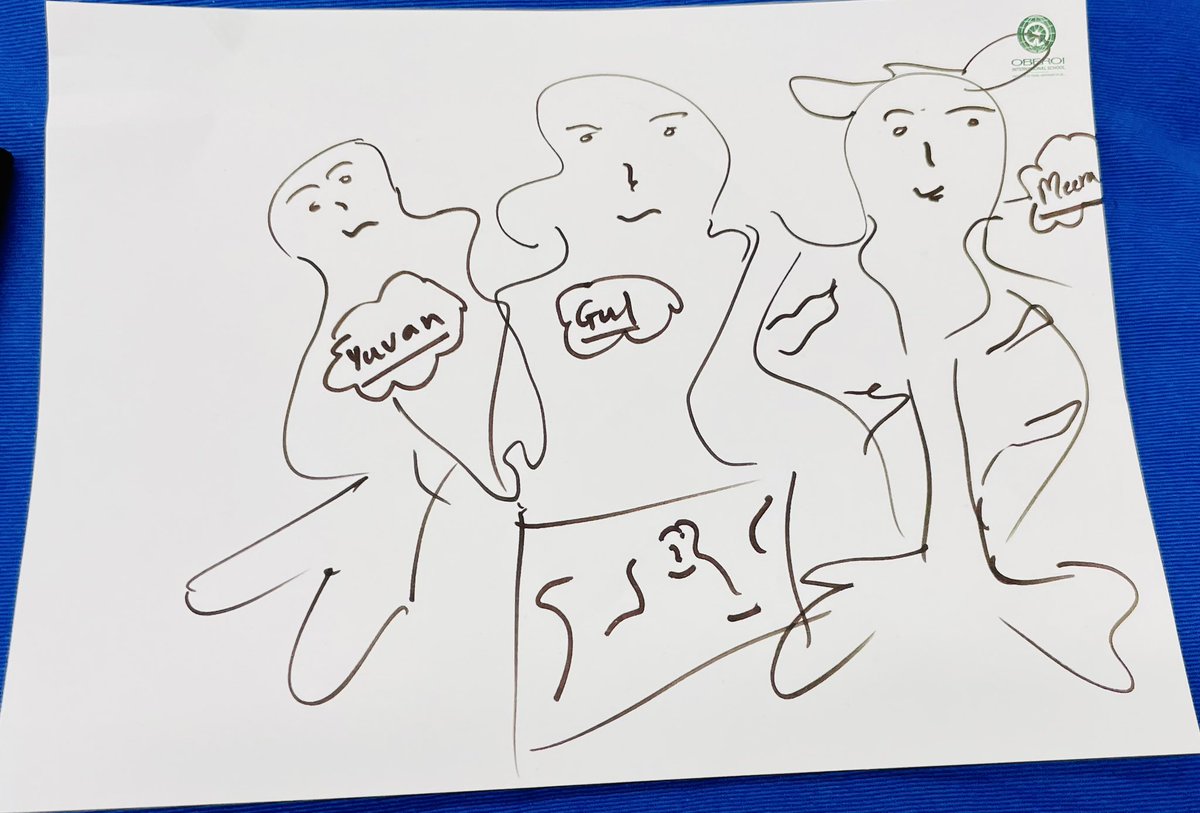 midstofinquiry's tweet photo. Today my nursery didn't want to come to the music room instead they wanted me to come to their homeroom class. #PyjamasParty was on. We did draw each other pictures. They kept me engaged completely with their talks, drawings and playing football 💬 🎨 ⚽ https://t.co/Gg4cQgNT3w