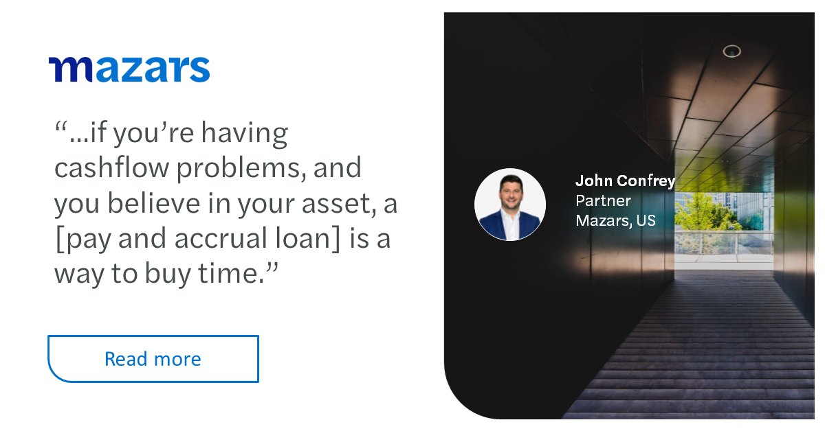 RonLagnado's tweet photo. Partner John Confrey discusses pay and accrual loans in today's economy with @recapitalusa.
Read more: https://t.co/roBNaoKE8q https://t.co/k5algmWfgI