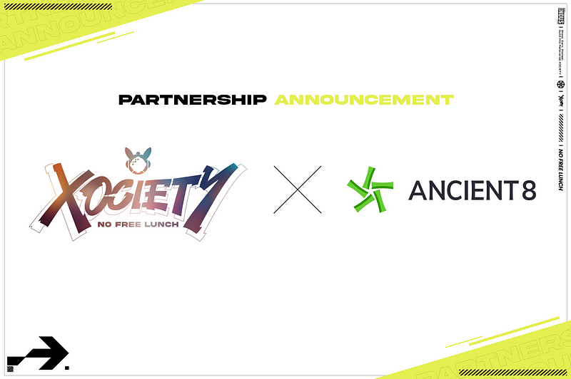 Another awesome partnership

XOCIETY 🤝<a href="/Ancient8_gg/">Ancient8</a> 

Together we'll bring a highly polished gaming experience to #Web3, one that values engagement above financial contribution.

medium.com/xocietyofficia…

#NFT #Gaming