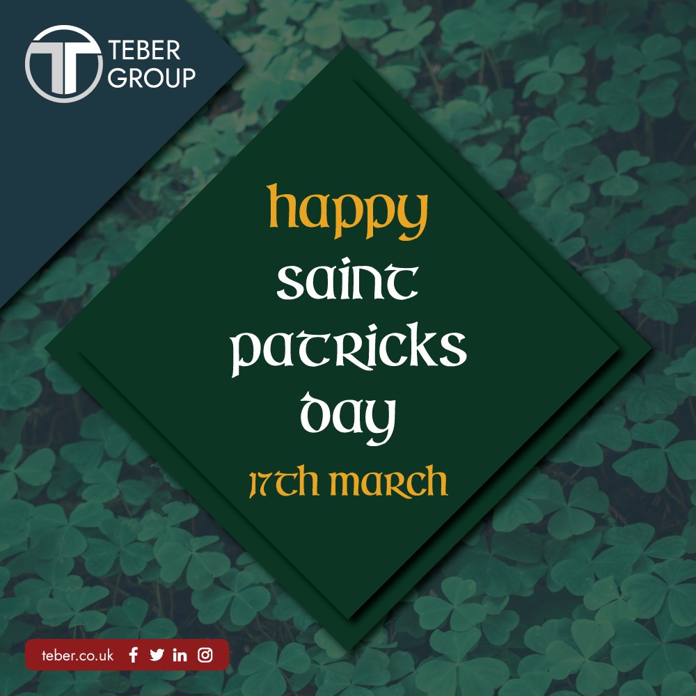 TeberGroup's tweet image. Happy St Patrick's Day from the whole Teber family!☘️

We hope you have a wonderful day and weekend💚

#stpatricksday #recruitment
