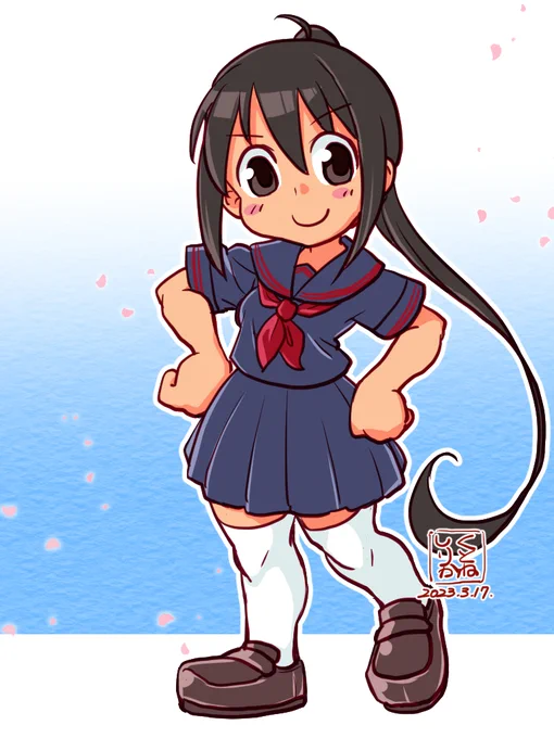 4頭身でちゃんと肉付きよく可愛く描くのむずない…? 