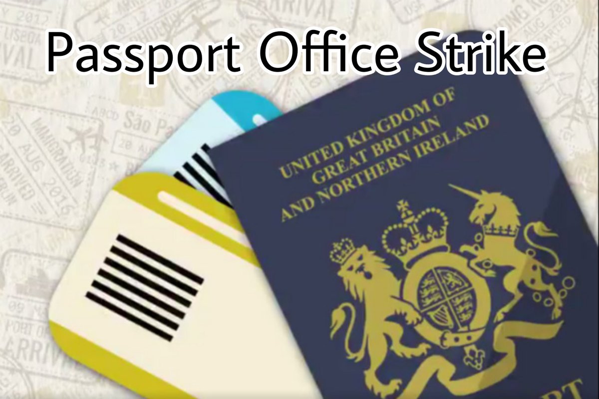 PASSPORT OFFICE STAFF TO STRIKE FOR FIVE WEEKS FROM NEXT MONTH

#travelnews #travel #passport #passportready  #travelmanagement