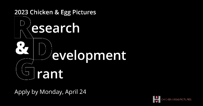 chickeneggfilms's tweet photo. 📣 Announcing The Chicken &amp; Egg Pictures Research &amp; Development Grant

Women + non-binary filmmakers who have directed at least 2 docs and are in the R&amp;D stage of their next feature-length film can apply to receive $10-20k + join the AlumNest

Supported by @netflix
@WeAreNetflix