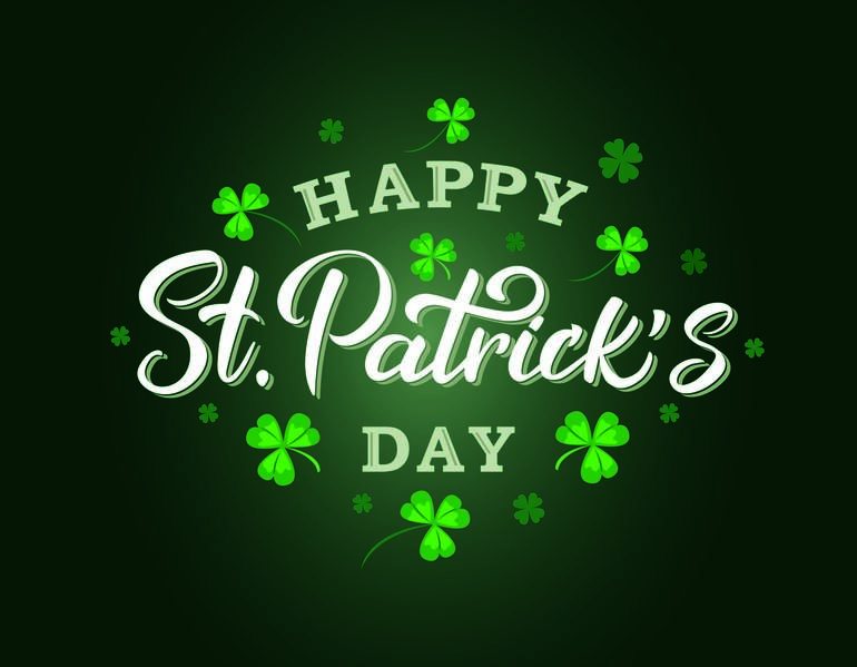Top o' the mornin' to ya! Happy St. Patrick's day!