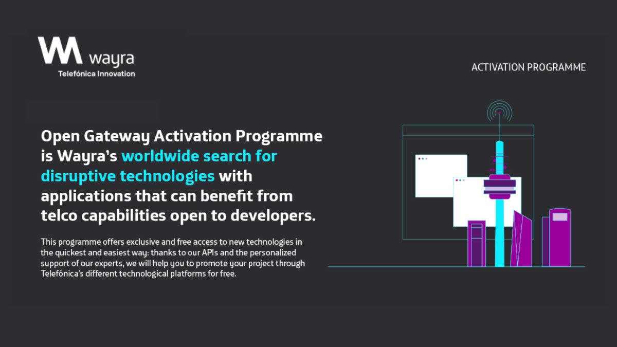 Wayra's tweet image. 🚨 Are you a #startup? 🚀 Would you like to access @Telefonica &apos;s network capabilities and expert support? 🛰 Sign up in Wayra Activation Programme #OpenGateway 

🌟 Discover all the benefits you will have if you are one of the selected startups ⬇️

🔗 uploads-ssl.webflow.com/5e4189aea3d4c3…