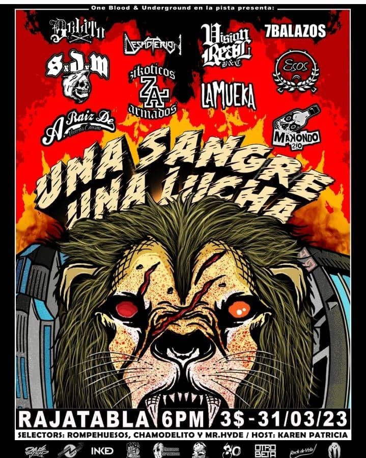 One blood &amp; underground en la pista nos ha invitado a éste festejo: #unasangre #unalucha

Falta poco