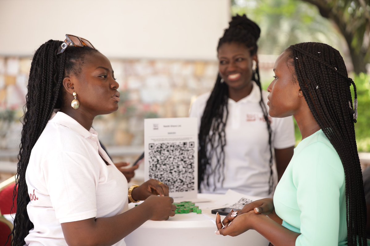 Ashesi's tweet photo. All over campus today, Ashesi students and alumni are engaging with over 65 companies at the 2023 Ashesi Career Fair.

#atAshesi https://t.co/8K1BwPJ8ED