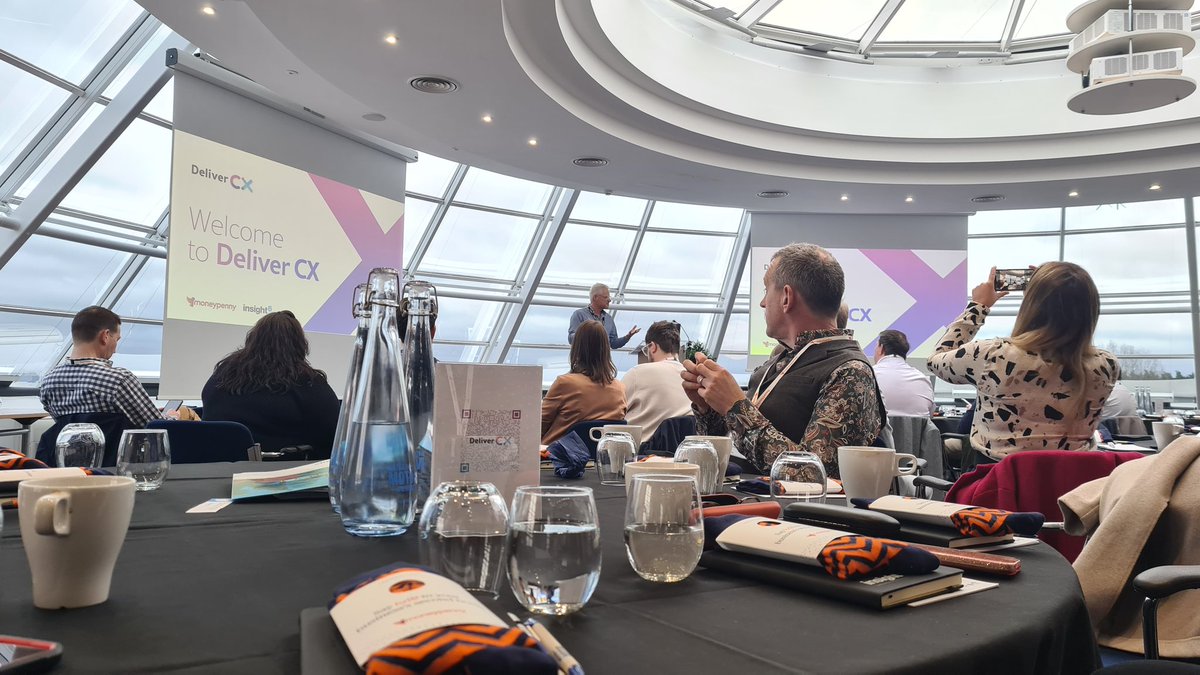 Exceptional CX conference by @insight6CX and @Moneypenny yesterday. Can't thank @cremins_shaun and all involved enough for such an insightful and enjoyable day. A genuine pleasure and I hung off every single word. #cx #delivercx And guest speaker @ColMaclachlan22?! Next. Level.