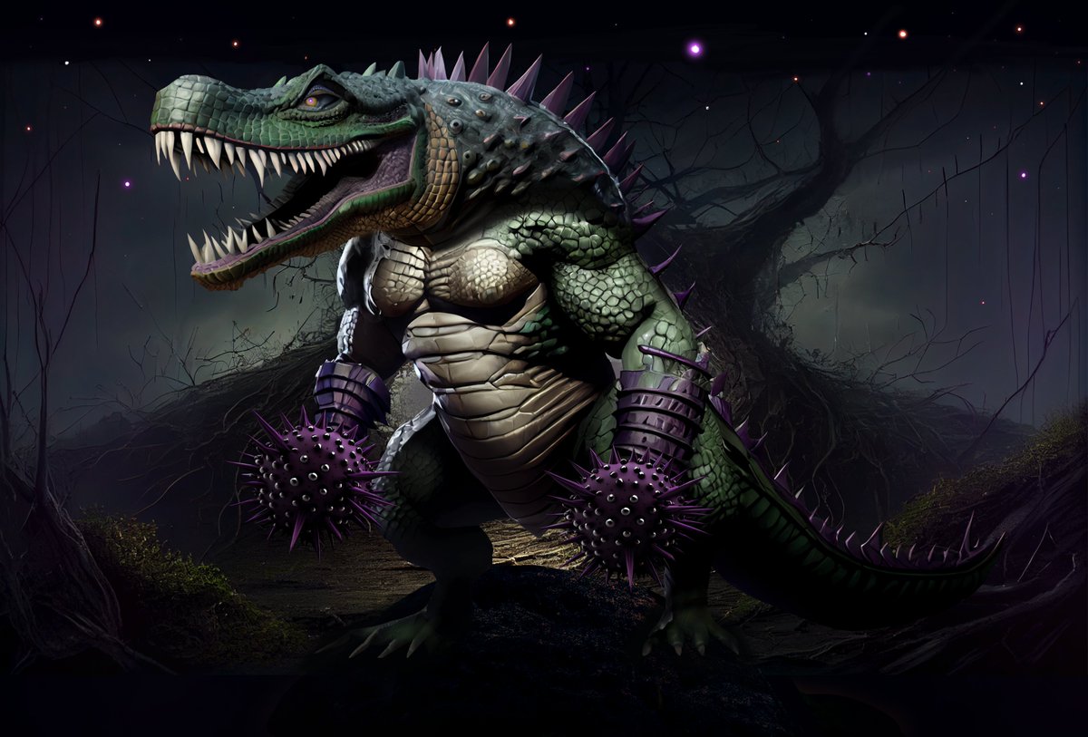 BlueKrakenOn's tweet photo. 🚨🚨🚨 New character alert 🐊👀 

#BlueKrakenOnline #Crocosaur https://t.co/jitQSJwzbt