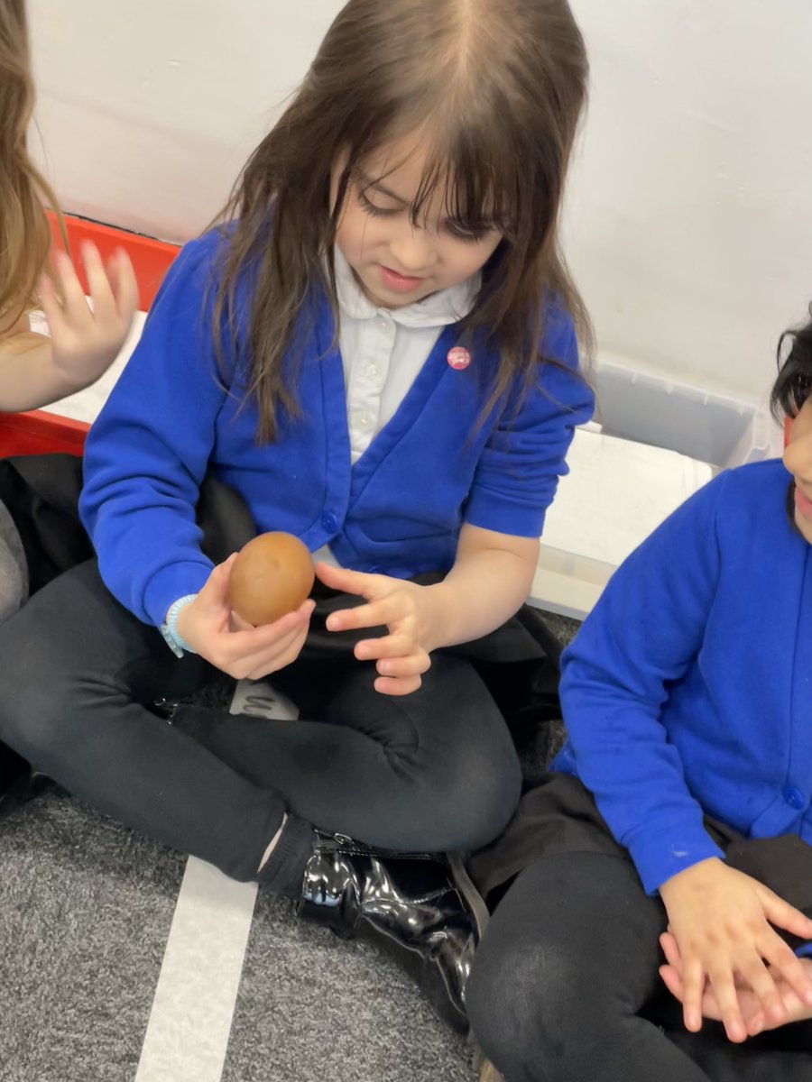 BVCSchool's tweet image. After leaving some eggs in vinegar for a few days, F2 observed the changes that had happened. #BouncyEgg 
#Science