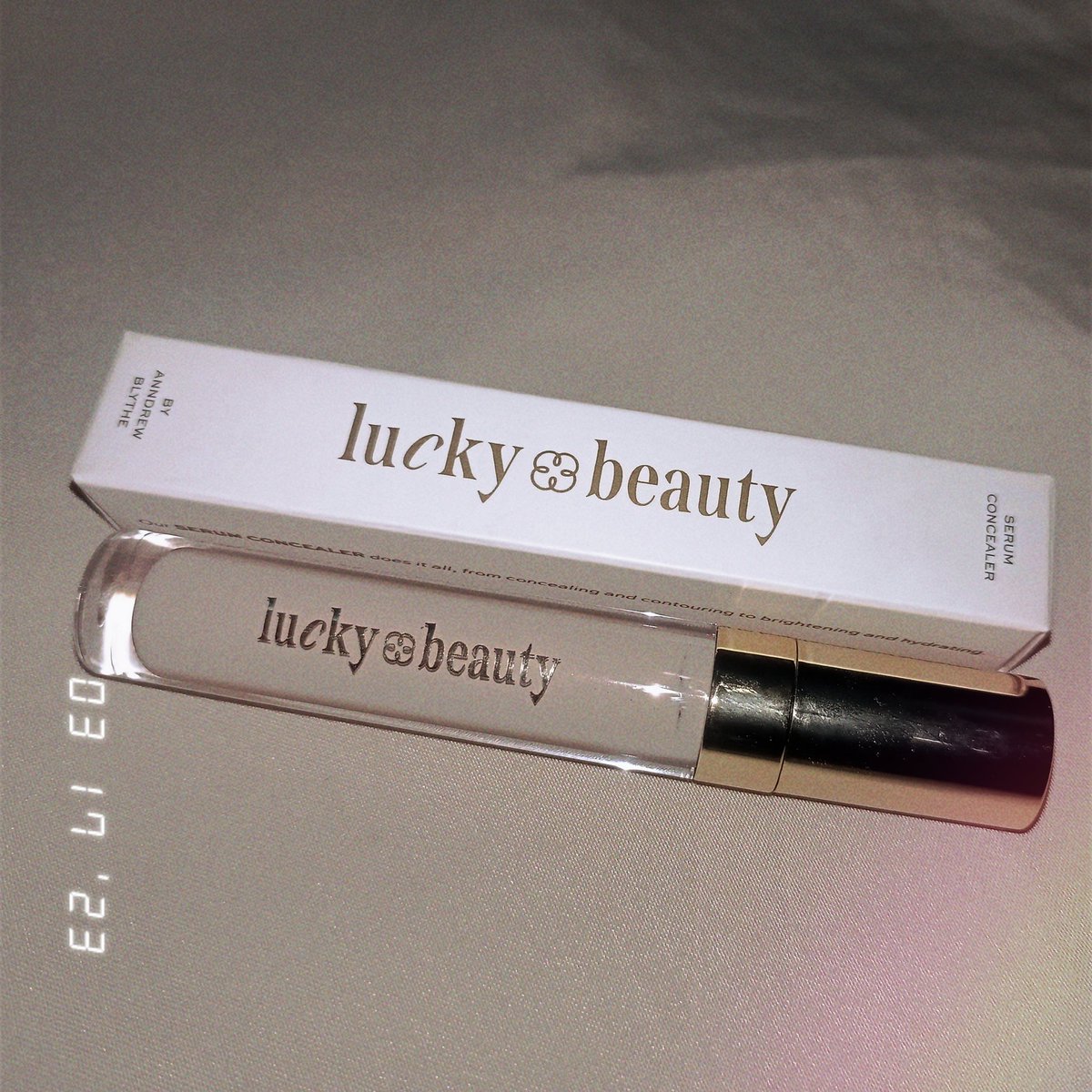 andreailoilo_'s tweet photo. Got my first ever concealer from @LuckyBeautyInc !! 🍀💖 Thankyou so much po 🫶🏻  @NinangsofSDOFC @sethdreapalawan &amp; of course to you tita @kavouguera 🥰 

#AndreaBrillantes #LuckyBeauty https://t.co/8N66WNFDEL