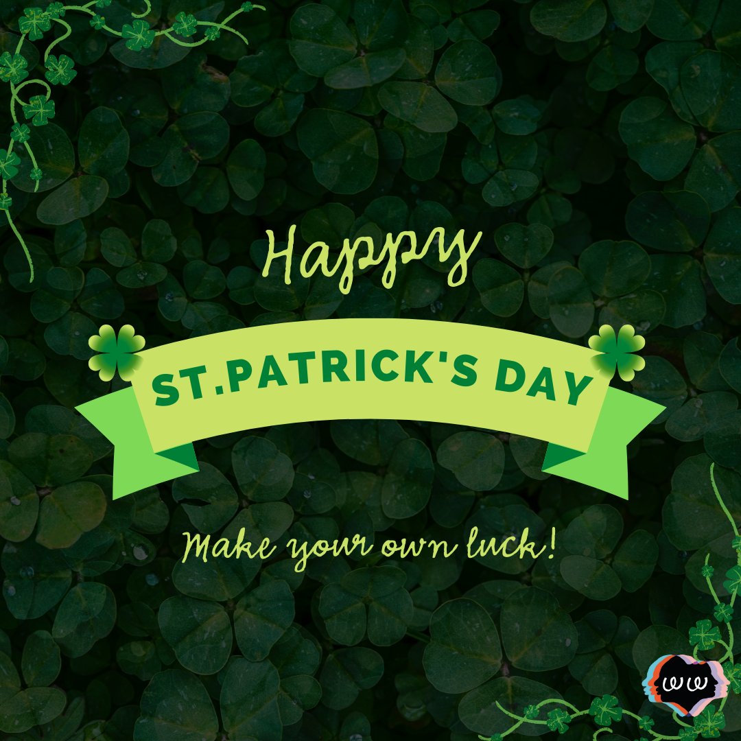 🍀Happy St Patrick's Day!🍀

Whether you are celebrating or not today, we say make your own luck! You are in charge of your own fate! 

#stpatricksday #luck