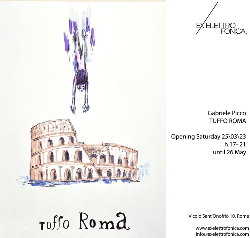 Save the date! #gabrielepicco #exelettrofonica Opening Sabato 25 marzo