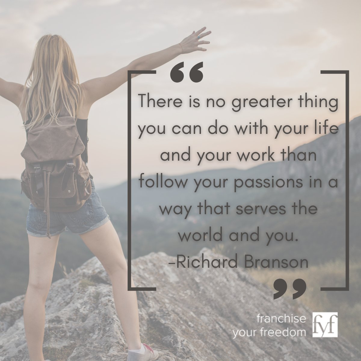 FranchiseFree1's tweet photo. How will you "show up" for the world today?

#franchiseyourfreedom #createyourfuture #RichardBranson https://t.co/BDoXwjj3P9