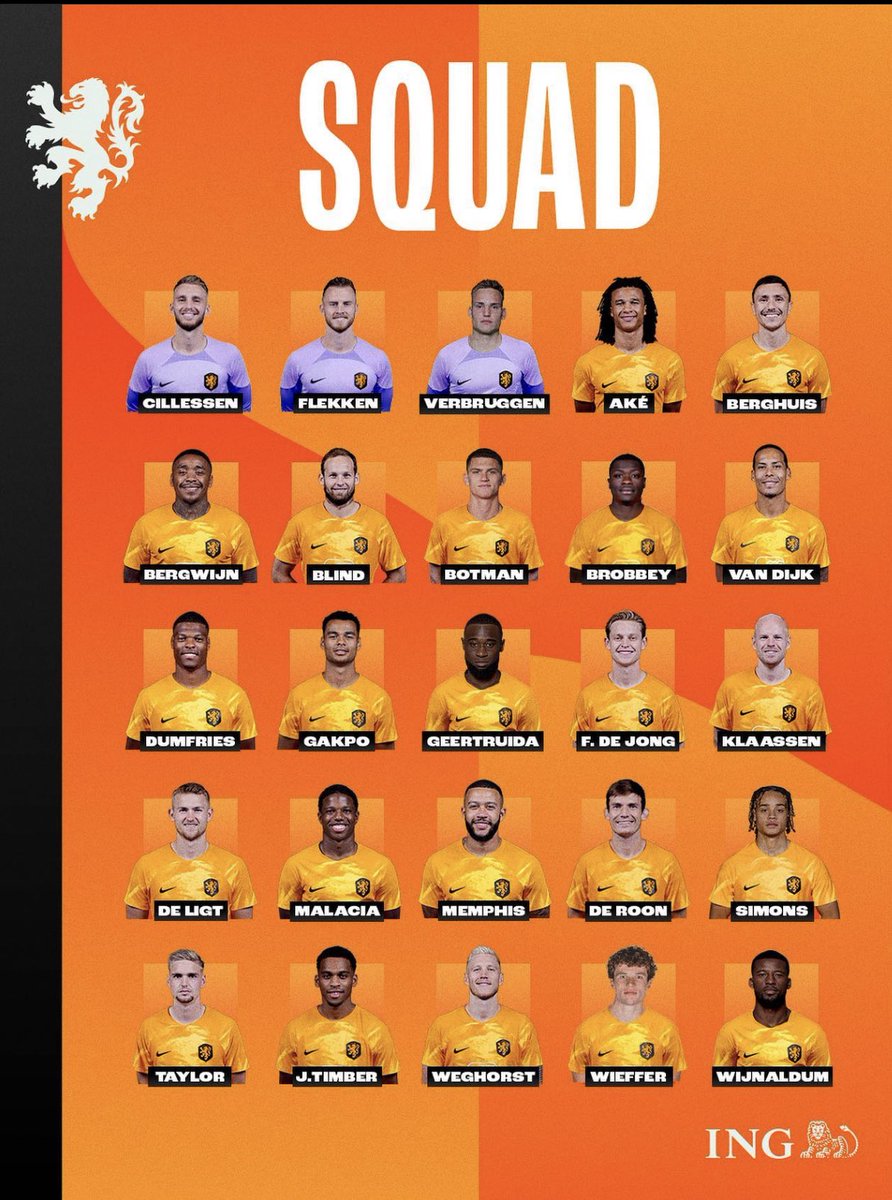 DaveyPraatPL's tweet image. De officiële spelers lijst voor Oranje! Deze spelers zullen het opnemen tegen Frankrijk 🇫🇷 en Gibraltar🇬🇮. Veel succes mannen👊🏾🇳🇱

#DaveyPraatPL #DPPL #oranje