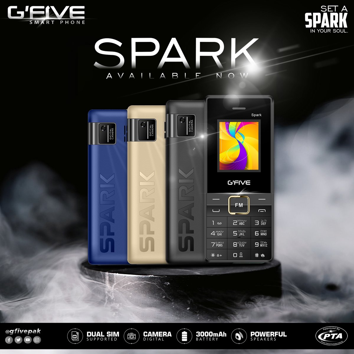gfivepak's tweet photo. We canβt keep calm! Wondering why?
Today we launched #GFiveSpark with many new features. Cheers to this milestone & many more to come!!!
BUY NOW https://t.co/6J5c4Gn1yv
#GFive #gfivesmartphone #mobilephone #spark #Available #staytunedforupdates #available #gfivespark #Pakistan https://t.co/MhJDy9zhXN