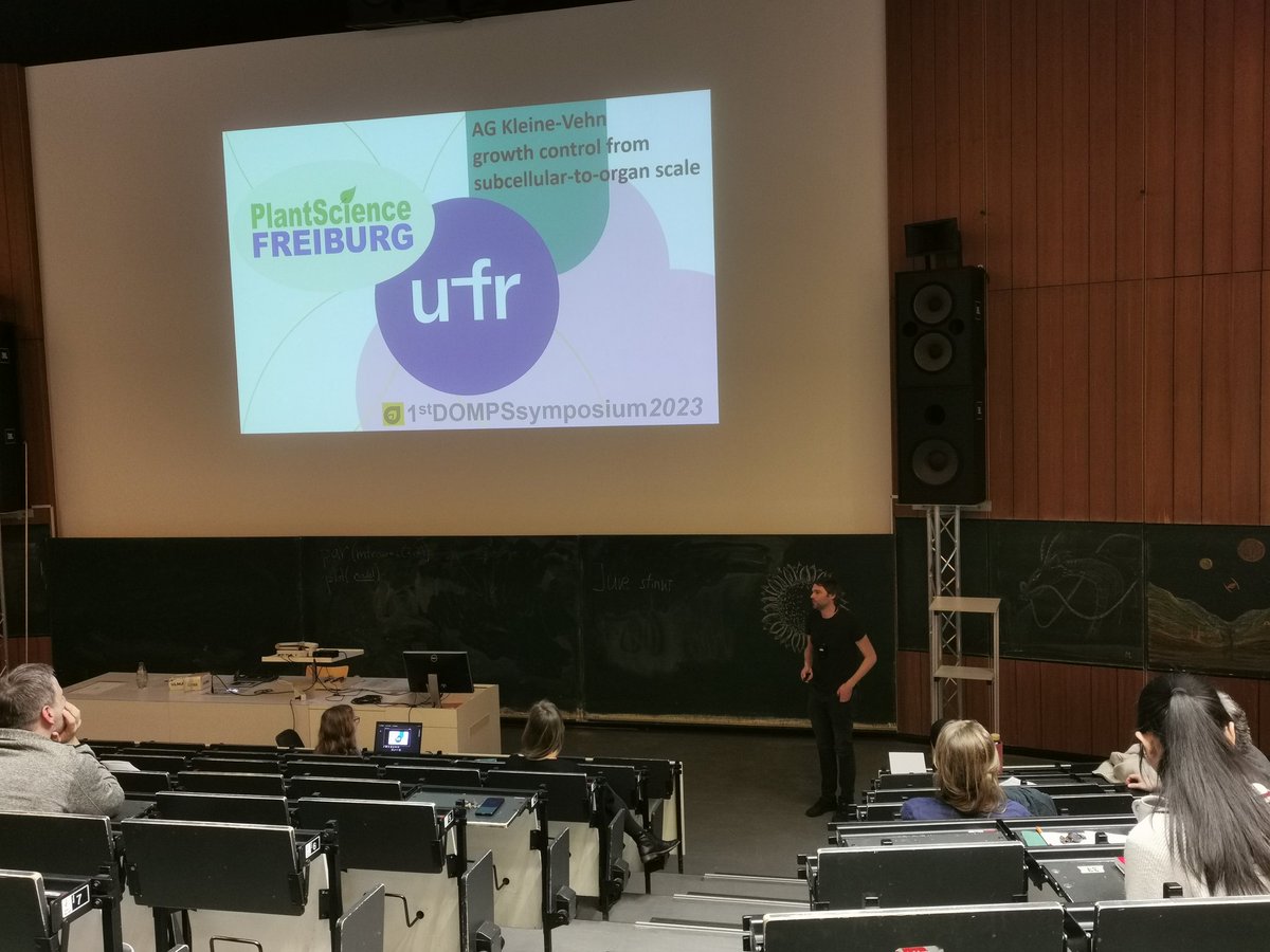 Sjon Hartman (@sjonhartman) on Twitter photo <a href="/KleineVehnLab/">Kleine-Vehn Lab</a> <a href="/scienceMoPP/">Molecular Plant Physiology</a> giving an overview on their science on growth control in plants at the first @DOMPS_symposium <a href="/KleineVehnLab/">Kleine-Vehn Lab</a> <a href="/scienceMoPP/">Molecular Plant Physiology</a> giving an overview on their science on growth control in plants at the first @DOMPS_symposium