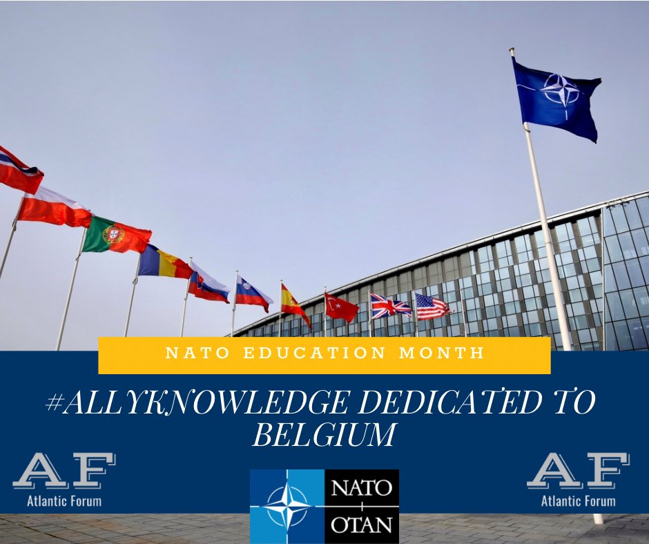 AtlForum's tweet photo. 🇧🇪#NATOEducationMonth | Today’s #AllyKnowledge is dedicated to #Belgium, the state that hosted the Alliance HQ since 1967.
💡#DYK that on this day in 1948, the Treaty of Brussels was signed, being one of the pacts laying the foundation for the establishment of NATO? https://t.co/4RglMesawz