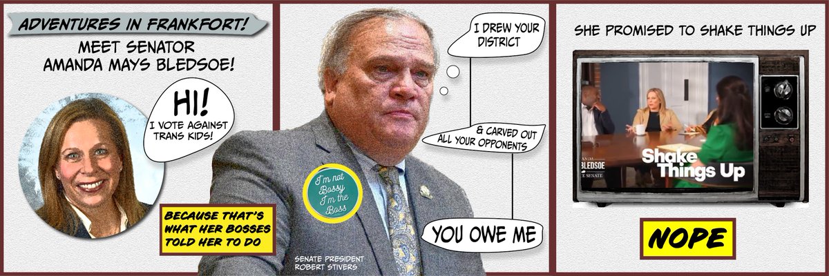 FayetteDemocrat's tweet photo. Lexington Senator @AmandaMBledsoe emerged from hiding to do the bidding of her political patrons, at the expense of kids’ lives. Shame.

#kyga23 #democrats #sharethelex #mercercounty #boylecounty #woodfordcounty https://t.co/DMJrBbpImI