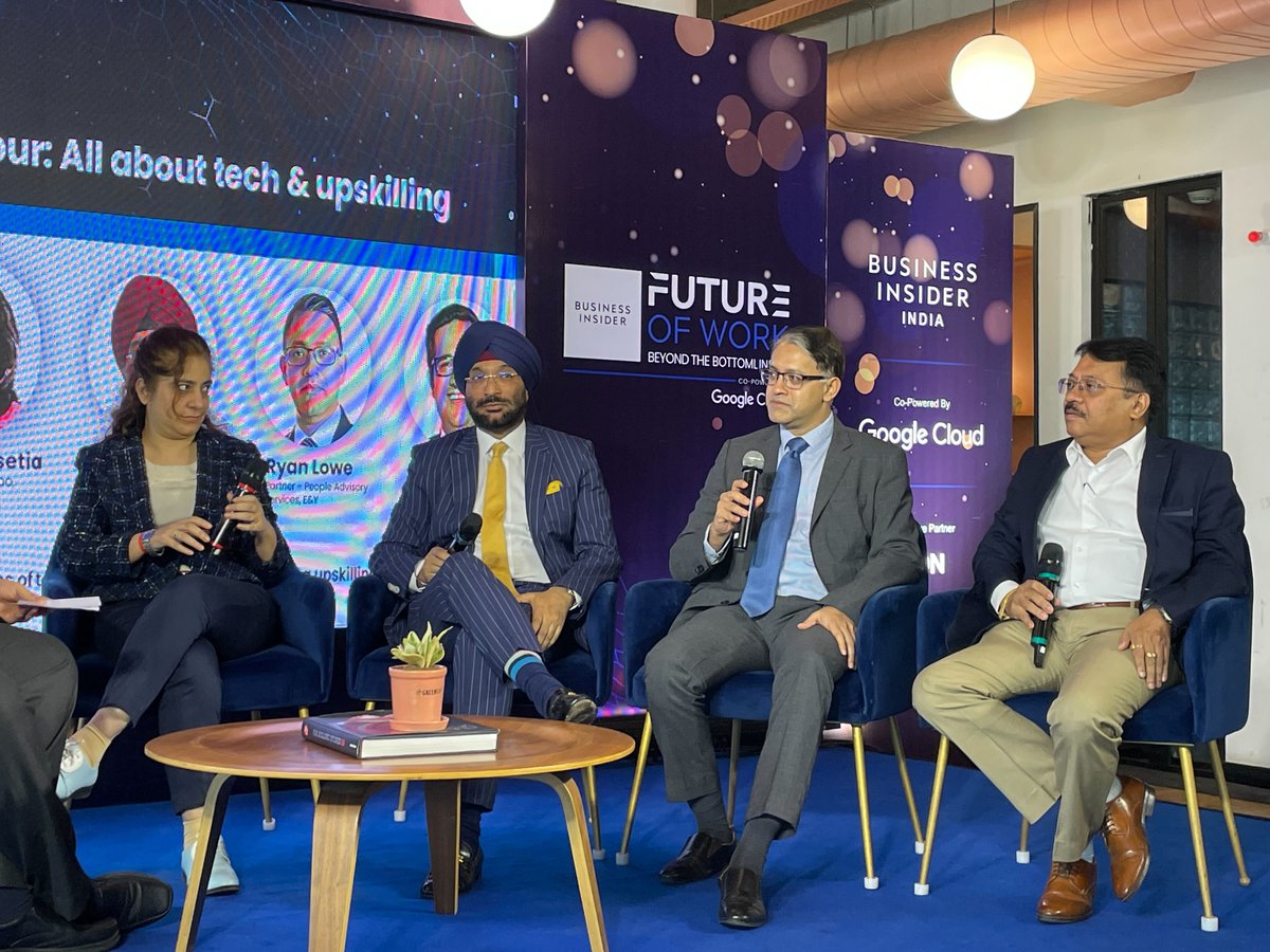 BiIndia's tweet photo. "Finding a high return on investment from up-skilling is a very tricky process," Dr. C. Jayakumar, Executive Vice President & Head – Corporate Human Resources (CHRO), Larsen & Toubro Limited at @BiIndia's FOW summit.
#FutureOfWork #FutureofWorkWithBI https://t.co/6xco95yaIm