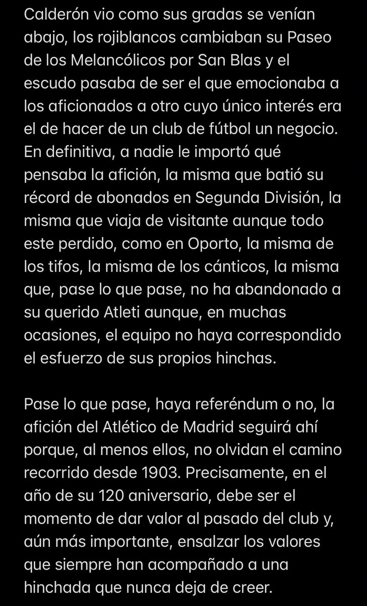pascualruizar's tweet photo. “No es sólo un escudo, es la historia del club”

Os dejo mi reflexión más sincera del tema del escudo y la evolución del Atlético de Madrid desde el año 2017

🔴⚪️ https://t.co/HYURieJNbh