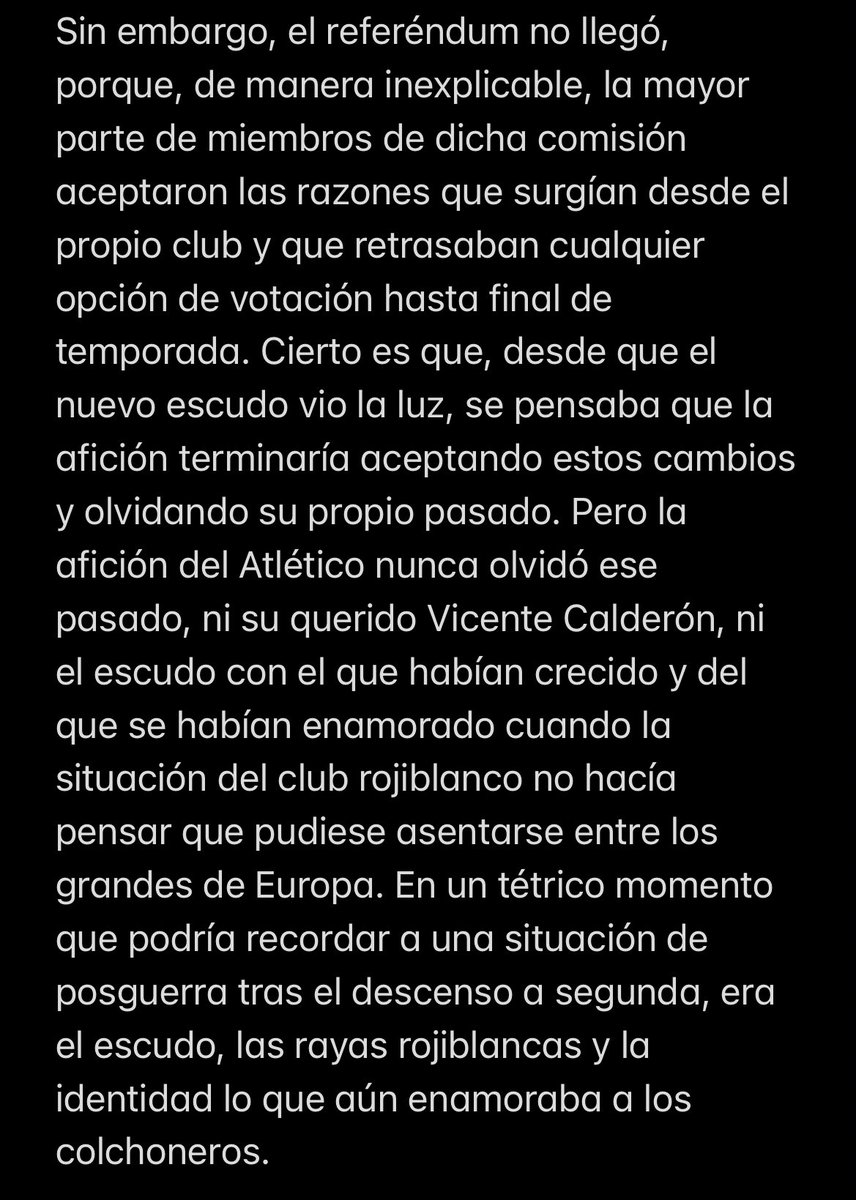 pascualruizar's tweet photo. “No es sólo un escudo, es la historia del club”

Os dejo mi reflexión más sincera del tema del escudo y la evolución del Atlético de Madrid desde el año 2017

🔴⚪️ https://t.co/HYURieJNbh